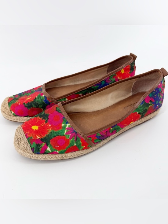 ANTONIO MELANI Shoes - Antonio Melani Floral Espadrille Flats Canvas Slip On Shoes Women Fit 9 No Size